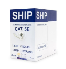 Кабель сетевой SHIP D135-P Cat.5e UTP 30В PVC 305м